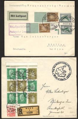 Poststück/Briefstück - Partie Poststücke D.Reich ab altd. Staaten, - Francobolli e cartoline