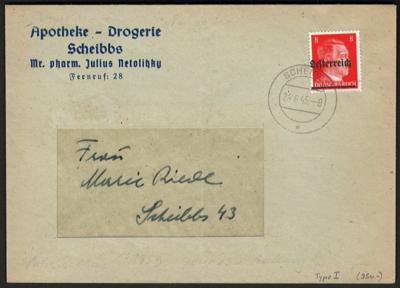 Poststück - Österr. 1945 - Scheibbser - Briefmarken und Ansichtskarten