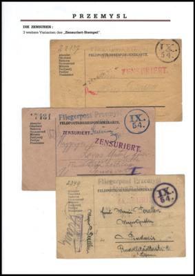 Poststück - Österr. Feldpsot WK I - Briefmarken und Ansichtskarten