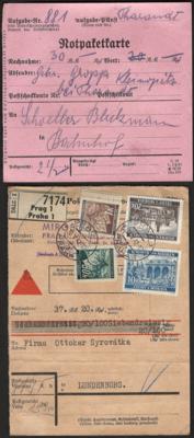 Poststück - Reichh. Partie Paketkarten d. Reich der 1940er mit Protektorat Böhmen  &  M., - Stamps and postcards