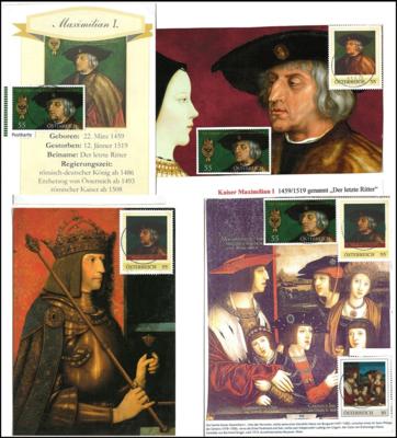 Poststück - Sammlung Österr. Monarchie-Motivkarten mit passenden Motivmarken (Maximum), - Stamps and postcards