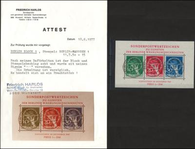 .gestempelt - Berlin Block Nr. 1 mit - Stamps and postcards