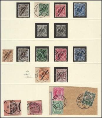 .gestempelt/*/** - D. Kolonien - reichh. Sammlung  mit einigen mittl. Werten, - Stamps and postcards