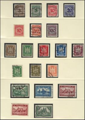 .gestempelt/*/** - D.Reich - Sammlung  1923/1945 - reichhaltige Sammlung  mit allen Blöcken, - Francobolli e cartoline