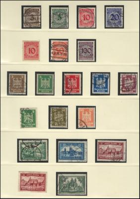 .gestempelt/*/** - D.Reich - Sammlung  1923/1945 - reichhaltige Sammlung  mit allen Blöcken, - Stamps and postcards