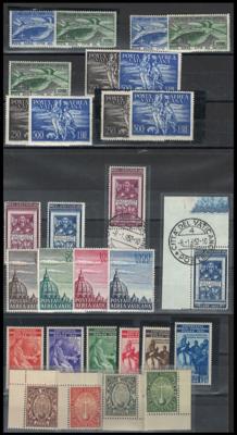 **/*/(*)/gestempelt - Kl. Partie Vatikan, - Stamps and postcards