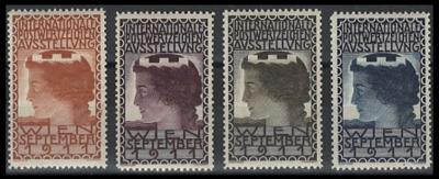 ** - Österr. 1911 - 4 versch. Farben - Stamps and postcards