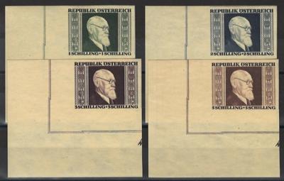 ** - Österr. - RENNER geschnitten, - Stamps and postcards