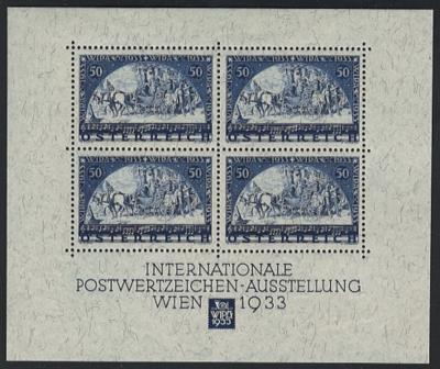 * - Österr. - WIPABLOCK (125:105:126:105), - Briefmarken und Ansichtskarten