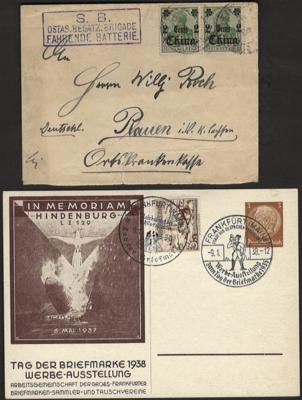 Poststück/Briefstück - Partie Poststücke meist div. Deutschland ab D.Reich mit Sonderstempeln u. Ganzsachen, - Stamps and postcards