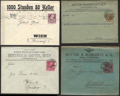 Poststück/Briefstück - Partie Poststücke Österr. ab Monarchie u.a. mit Ganzsachen, - Stamps and postcards