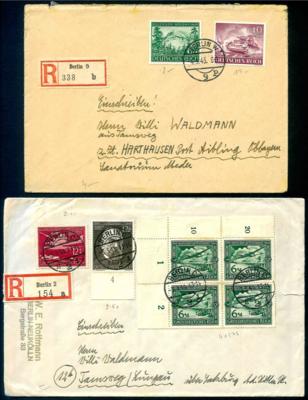 Poststück/Briefstück - Reichh. Partie Poststücke D.Reich meist aus den 1940ern mit viel Ostmark, - Stamps and postcards