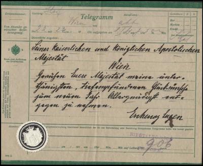 Poststück - Ösaterr. Monarchie - 8 Telegramme - Známky a pohlednice
