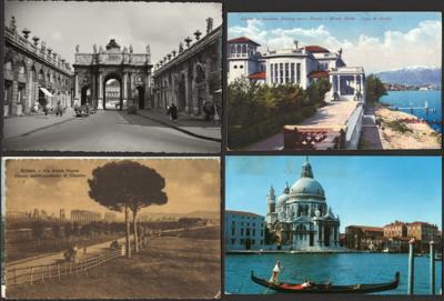 Poststück - Partie AK Europa mit etwas Übersee, - Briefmarken und Ansichtskarten