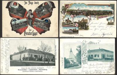 Poststück - Partie AK meist Österr. u.a. mit - Briefmarken und Ansichtskarten