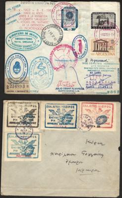 Poststück - Partie Belege Europa u. Übersee mit interes. Stücken, - Stamps and postcards