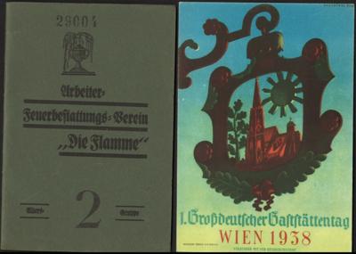 Poststück - Partie meist Poststücke u. Dokumaterial Österr. u. Ausland, - Stamps and postcards
