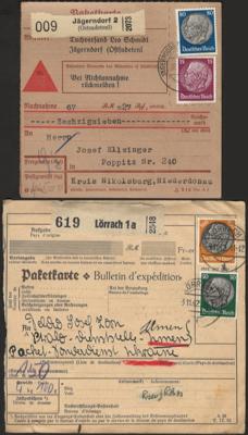 Poststück - Partie Paketkarte D.Reich mit Böhmen M., - Známky a pohlednice