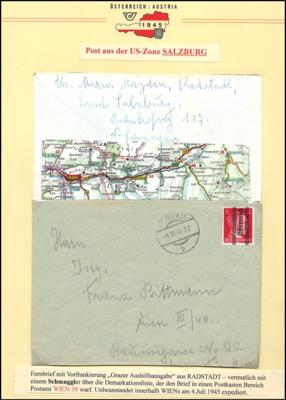 Poststück- Salzburg/RADSTADT Brief - Stamps and postcards