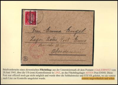 Poststück - Steiermark 20. Juni 1945 Grazer - Francobolli e cartoline