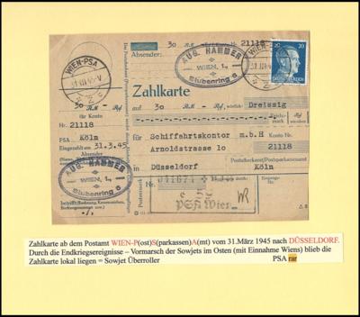 Poststück - Umfangreiche Ausstellungsammlung - Stamps and postcards