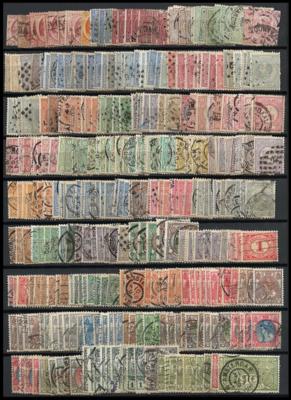 .gestempelt - Bestand vorwiegend Benelux, - Stamps and postcards