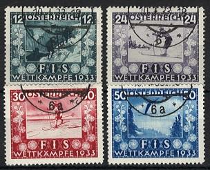 .gestempelt - Österr. - FIS I mit Tagesstempelentwertung, - Briefmarken und Ansichtskarten