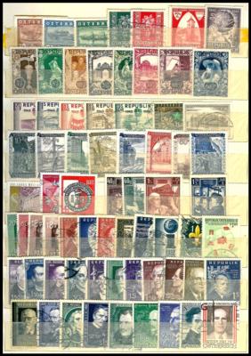 .gestempelt/**/Poststück/Briefstück - Reichh. Partie Dubl. Europa u. Übersee, - Stamps and postcards