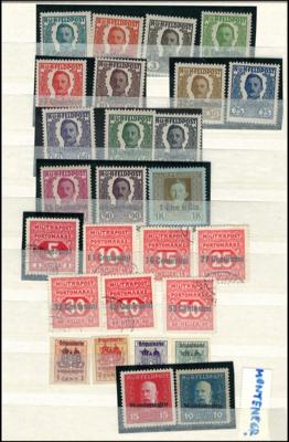 .gestempelt/* - Sammlung Österr. Monarchie Feldpost u. Bosnien etc., - Stamps and postcards