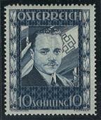 ** - Österr. 10 S Dollfuß einwandfrei, - Stamps and postcards