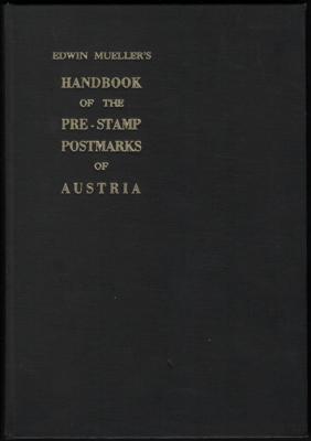 Literatur:"Handbook of the Pre-Stamp Postmarks of Austria" von Ing. Edwin Müller (engl.) Ausg. 1960, - Briefmarken und Ansichtskarten