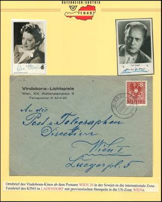 Poststück - Österreich Kinodokumentation 1945, - Briefmarken und Ansichtskarten