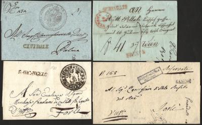 Poststück - Partie meist Vorphila Italien, - Stamps and postcards