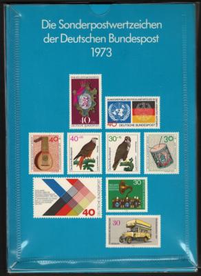 ** - BRD - Jahreszusammenstellungen 1973,1974, - Známky a pohlednice
