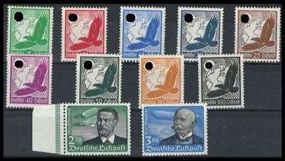 ** - D.Reich Nr. 529/39, - Briefmarken und Ansichtskarten