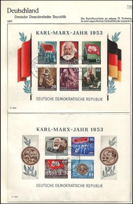 .gestempelt - DDR - sammlg. 1950/1983 mit div. Blöcken, - Francobolli e cartoline