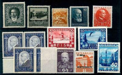 .gestempelt/* - Sammlung Österr. I. Rep., - Stamps and postcards