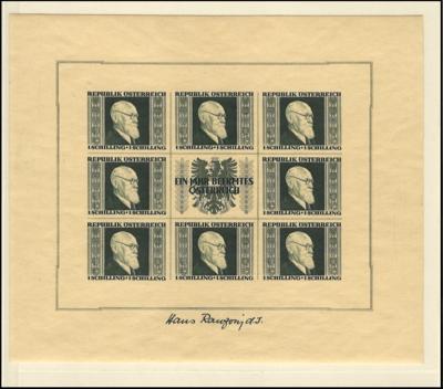 **/*/gestempelt - Schöne Sammlung Österr. ausg. 1945/2000, - Stamps and postcards