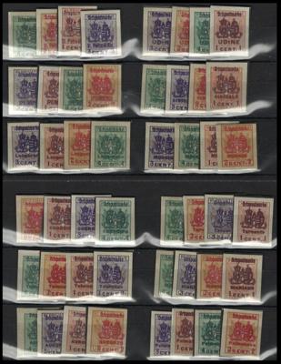 (*) - Österr. Feldpost - Ausg. f. Italien - Ortspostmarken, - Stamps and postcards