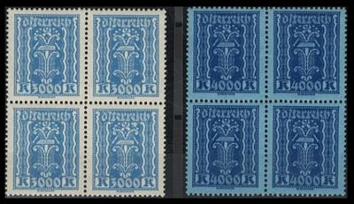 ** - Österr. Nr. 360/397 (Landwirtschaft, - Stamps and postcards