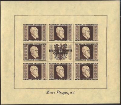 ** - Österr. - Sammlung 1945/2001 u.a. mit - Stamps and postcards