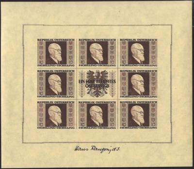 ** - Österr. - Sammlung 1945/2001 u.a. mit - Briefmarken und Ansichtskarten