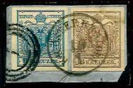 Briefstück - Österr. Ausg. 1850 - "K. K.ÖST. FP. KRAJOVA - Stamps and postcards