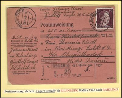 Poststück - 2 seltene Belege aus den - Stamps and postcards
