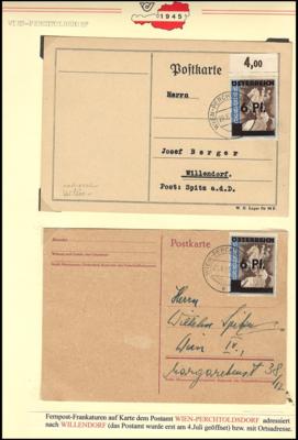 Poststück - (Groß) Wien XXV Atzgersdorf, - Stamps and postcards