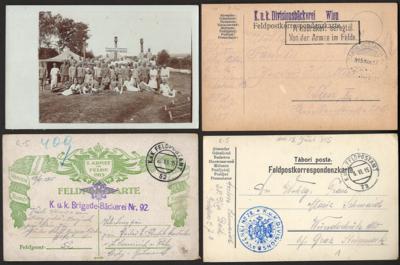 Poststück - Österr. Feldpost WK I - Spezialpartie Bäckerei - Einheiten, - Briefmarken und Ansichtskarten