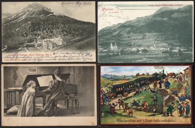 Poststück - Partie AK österr. (ca. 500) und etwas Motive (ca. 100), - Stamps and postcards