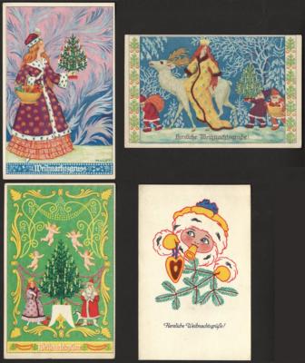 Poststück - Partie Motivkarten "Weihnachten", - Briefmarken und Ansichtskarten