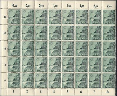 ** - D.Reich Nr. 739/42 (Leipziger Frühjahrsmesse 1940) - 40 Sätze, - Stamps and postcards