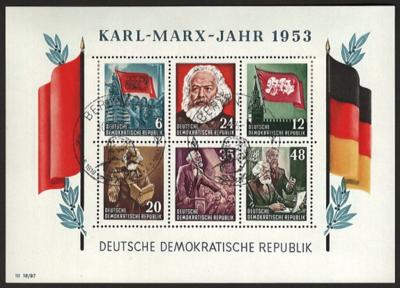 **/*/gestempelt - DDR u. Sowjetzone-Sammlung  1945/1967 postfr./ungebr. und gestempelt, - Známky a pohlednice